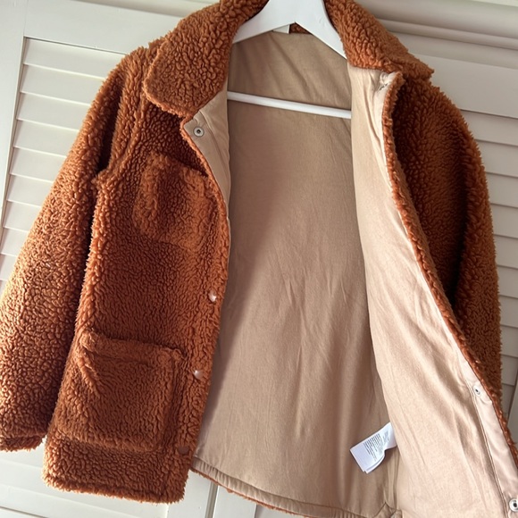 J. Crew Teddy Jacket 10-11 - Picture 4 of 7